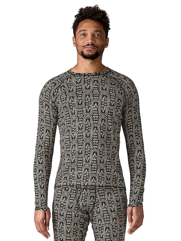PATAGONIA | Herren Funktionsshirt Capilene® Midweight Crew | camel