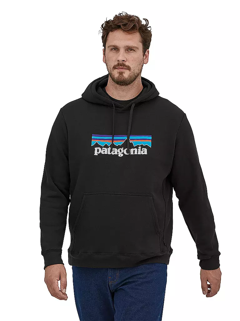 PATAGONIA | Herren Hoodie P-6 Logo Uprisal  | schwarz