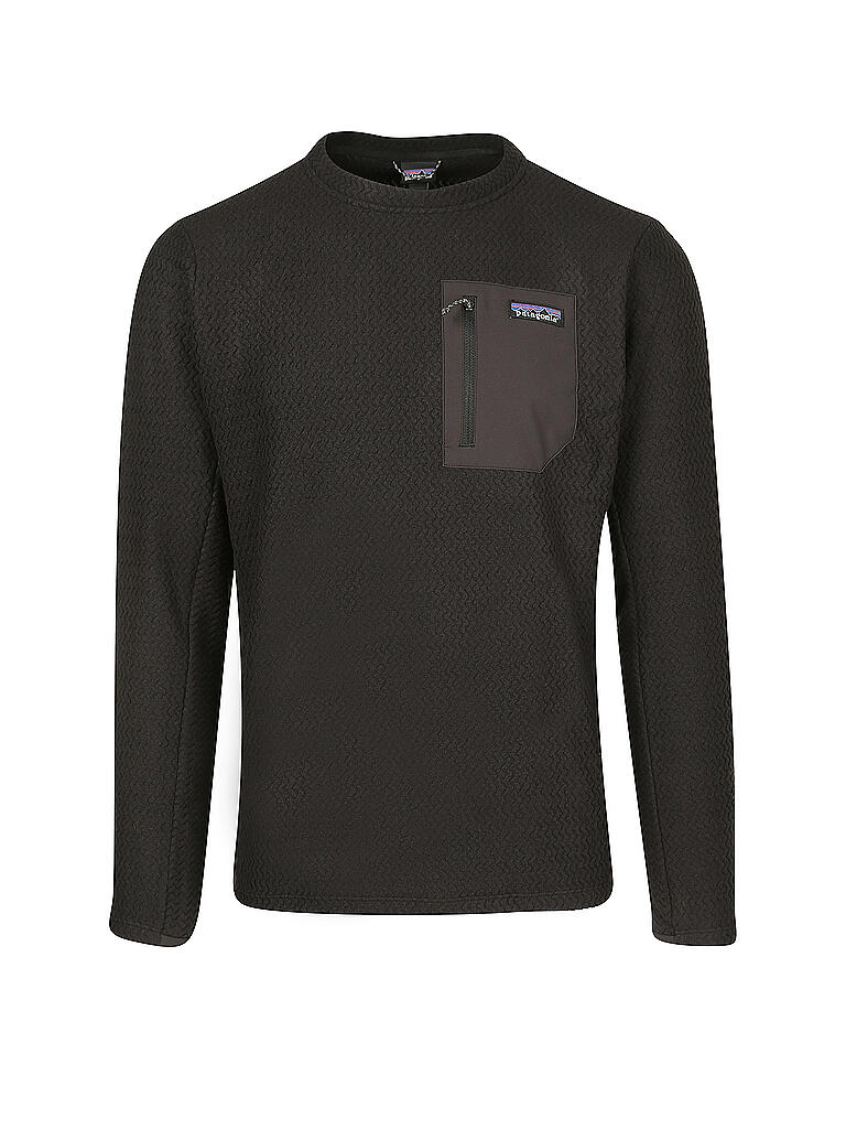 PATAGONIA | Herren Strickfleece Pullover R1 Air Crew | schwarz