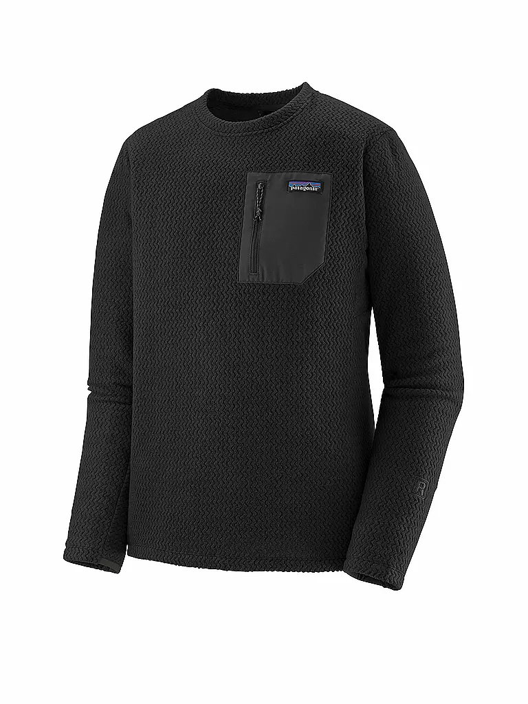 PATAGONIA | Herren Strickfleece Pullover R1 Air Crew | schwarz