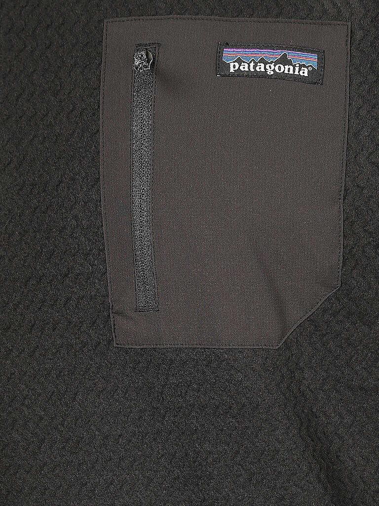 PATAGONIA | Herren Strickfleece Pullover R1 Air Crew | schwarz