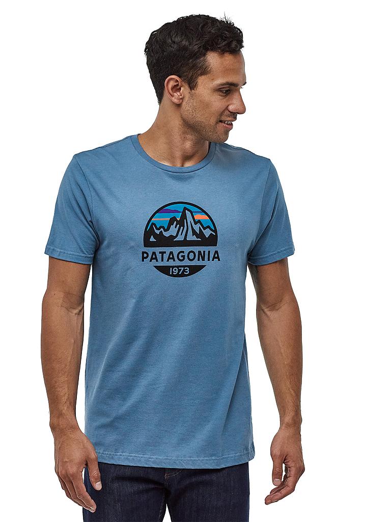 PATAGONIA | Herren T-Shirt M's Fitz Roy Scope Organic Cotton | blau