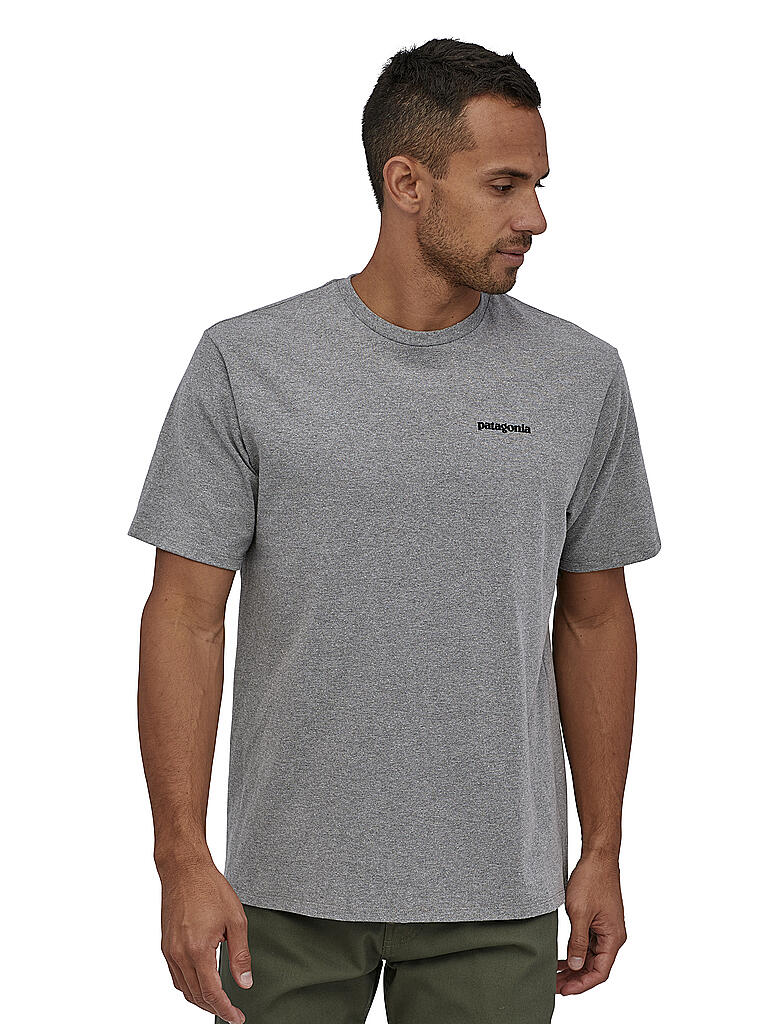 PATAGONIA | Herren T-Shirt P-6 Logo | grau