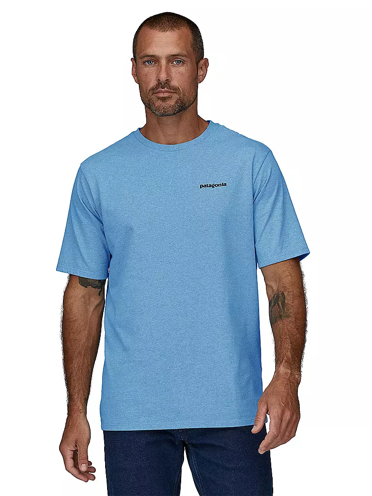 PATAGONIA | Herren T-Shirt P-6 Logo | blau