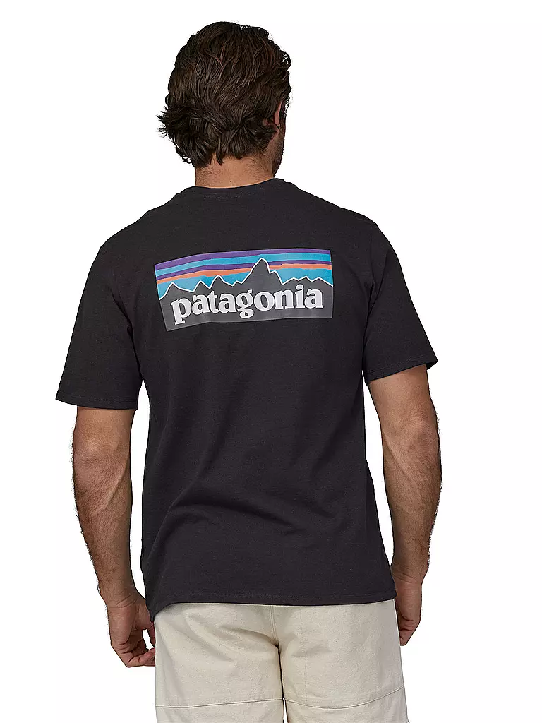 PATAGONIA | Herren T-Shirt P-6 Logo | blau