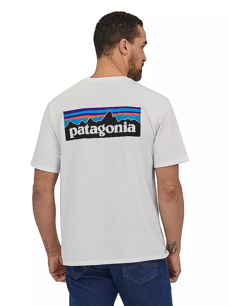 PATAGONIA | Herren T-Shirt P-6 Logo | blau