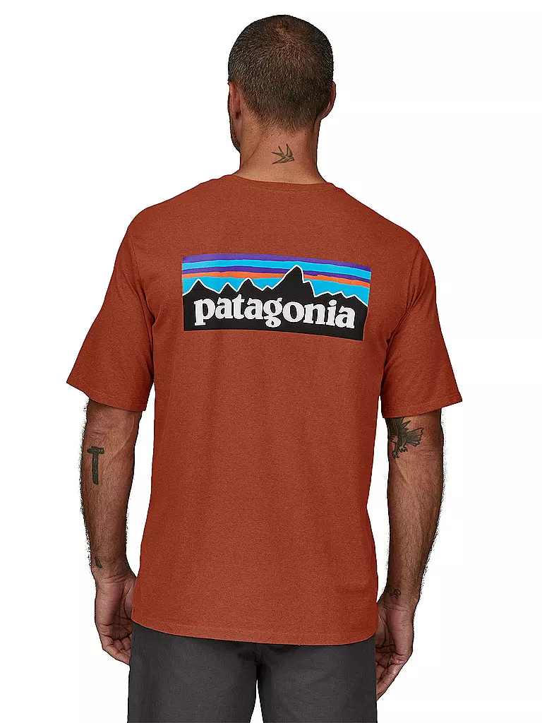 PATAGONIA | Herren T-Shirt P-6 Logo | kupfer