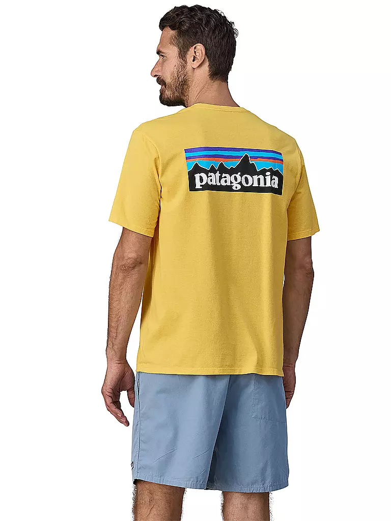 PATAGONIA | Herren T-Shirt P-6 Logo | gelb