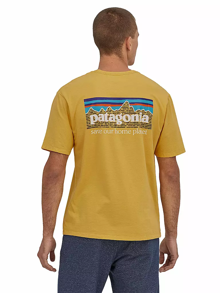 PATAGONIA | Herren T-Shirt P-6 Mission | gelb