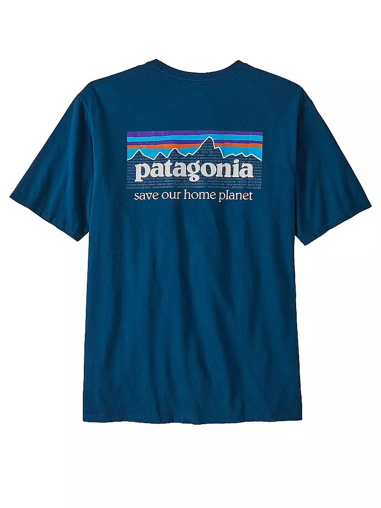 PATAGONIA | Herren T-Shirt P-6 Mission | dunkelblau