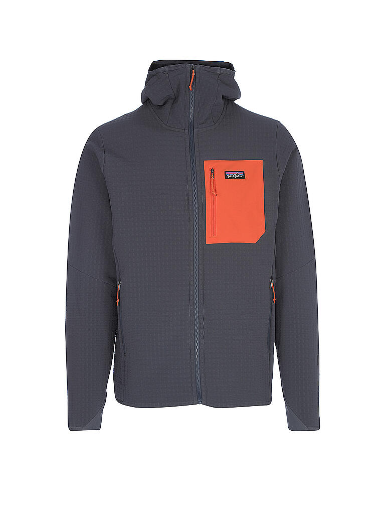 PATAGONIA | Herren Touren Softshelljacke R2 TechFace Hoodie | blau