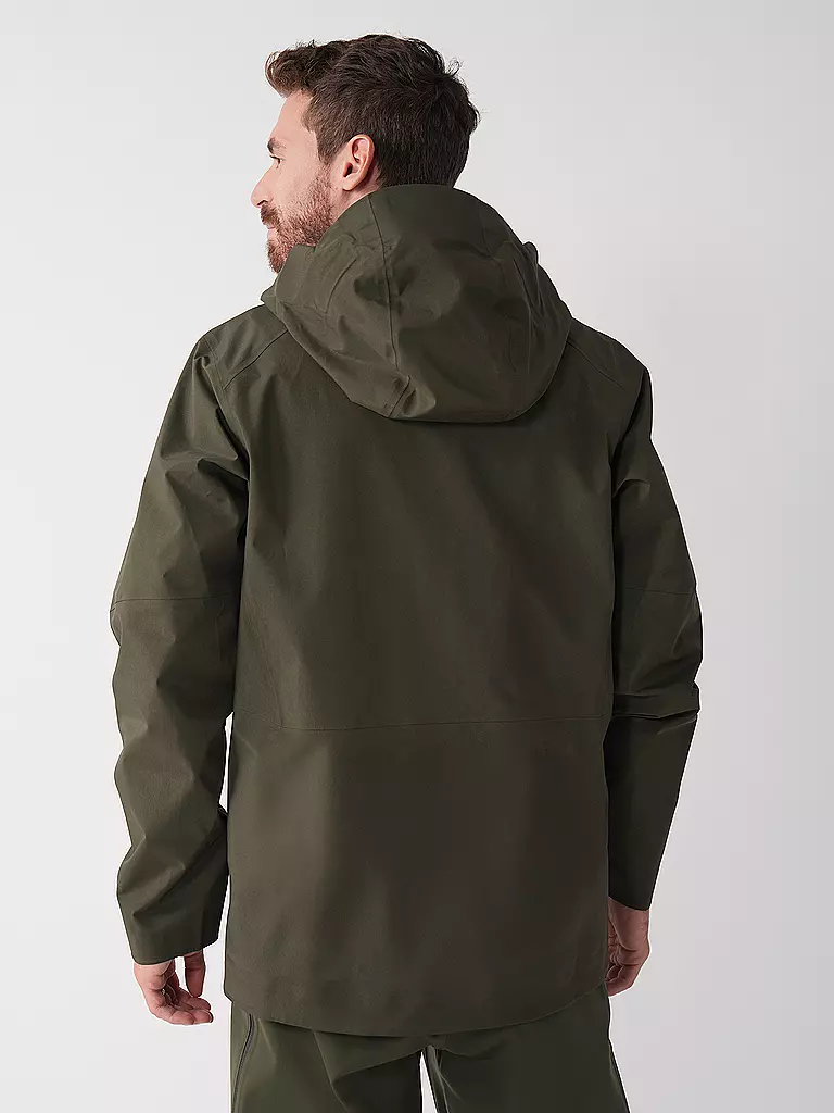 PATAGONIA | Herren Tourenjacke Untracked GTX 3L Hoodie | dunkelgrün