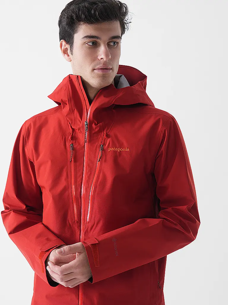 PATAGONIA | Herren Wanderjacke Triolet GTX 3L Hoodie | rot