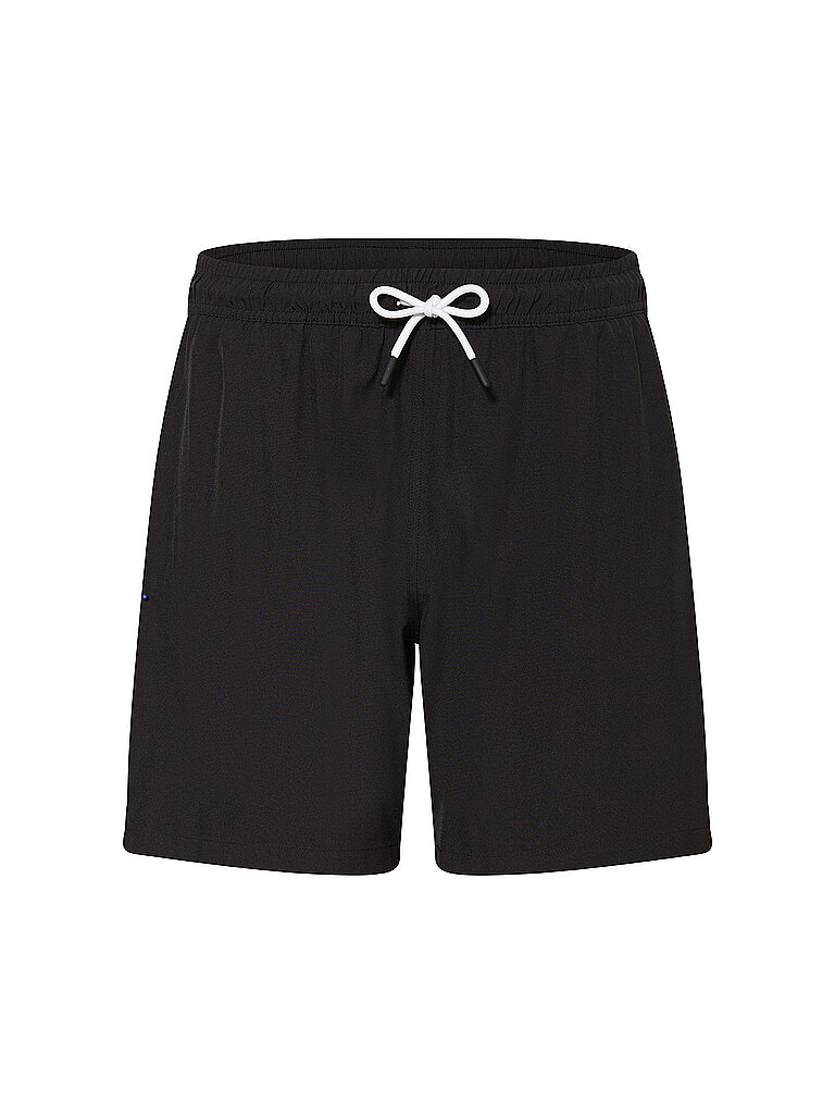 Herren Badeshorts Solid schwarz M M