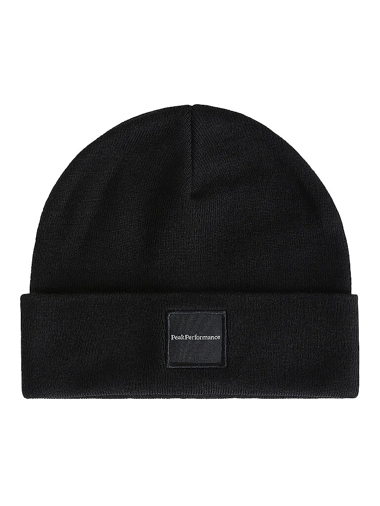 Peak Performance Mütze Merinowolle-Strick Schwarz