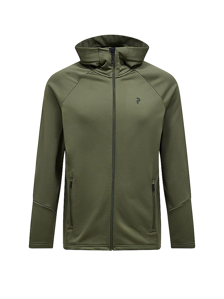 Peak Performance Kapuzenjacke Midlayer Elastik Olive