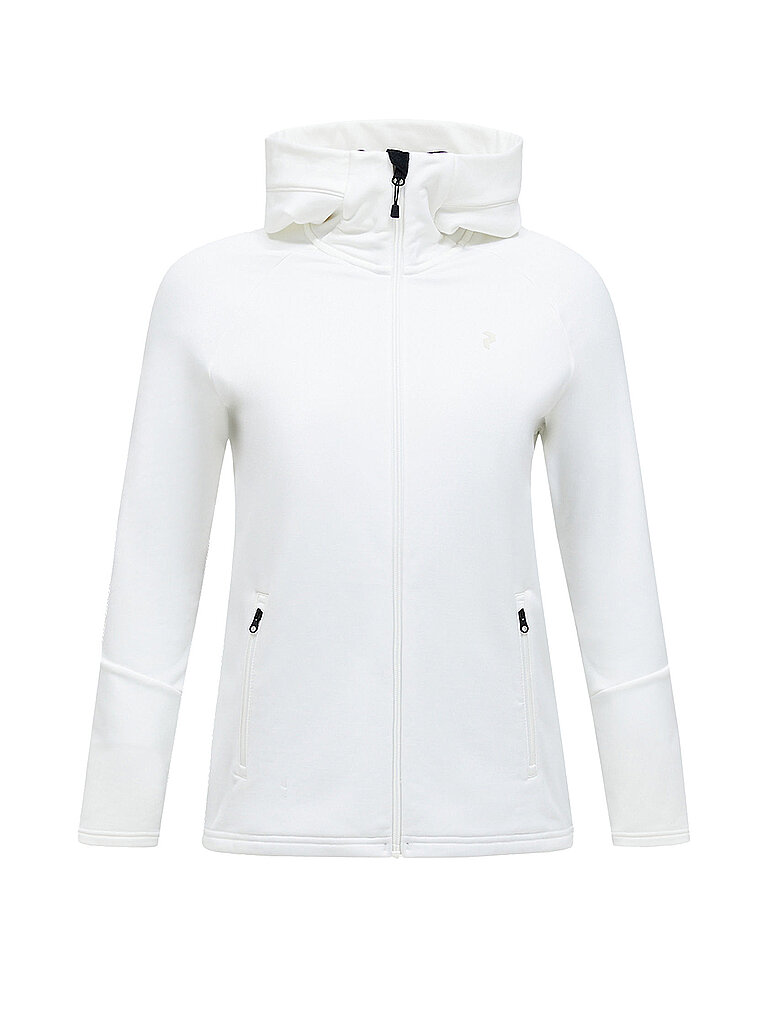 Peak Performance Kapuzenjacke Midlayer Elastik Weiss