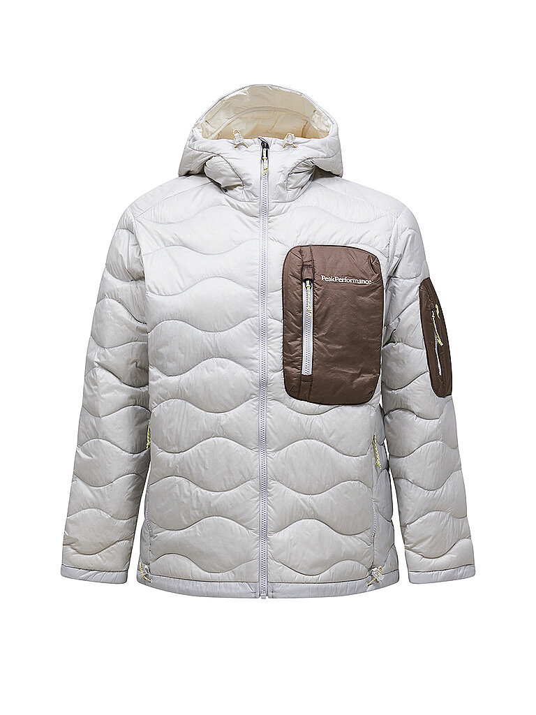 PEAK PERFORMANCE Herren Daunenjacke Helium Down Hoodie creme | L