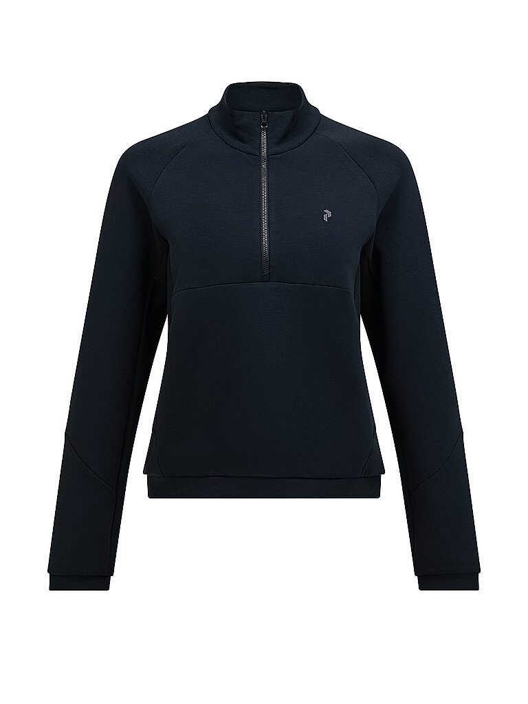 PEAK PERFORMANCE Damen Sweater Sportstech 1/2 Zip schwarz | M