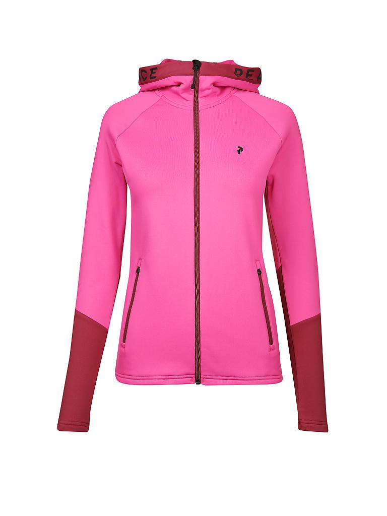 Pink Peak Performance Rider Zip Hoodie Herren Peak Performance