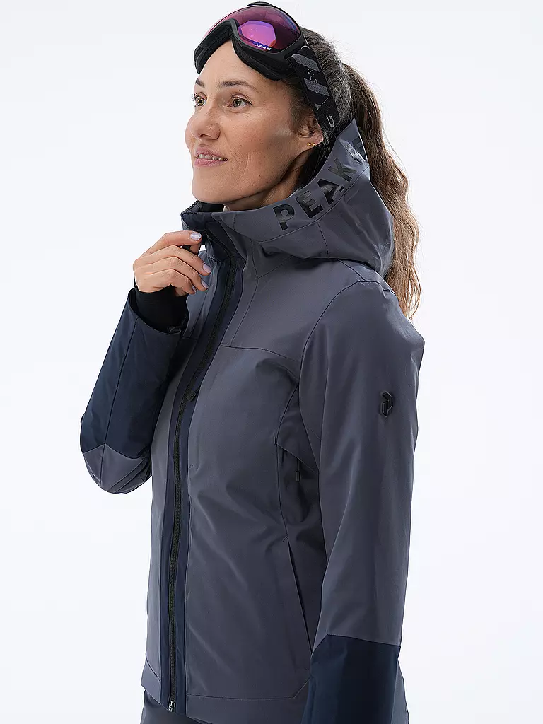 PEAK PERFORMANCE | Damen Skijacke Rider Hoodie | dunkelblau