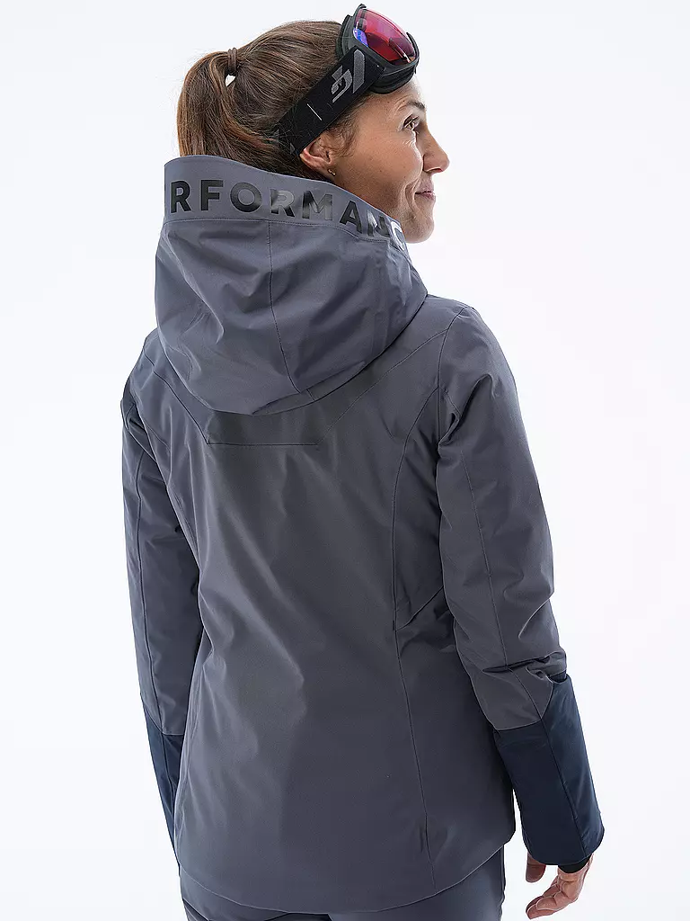 PEAK PERFORMANCE | Damen Skijacke Rider Hoodie | dunkelblau