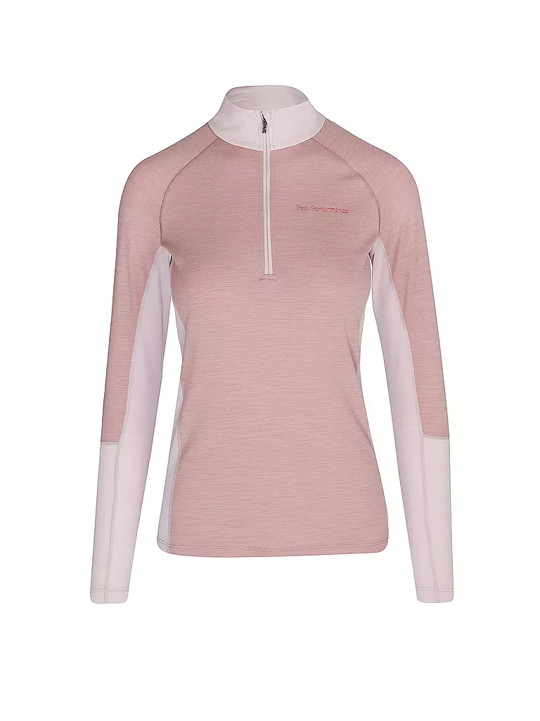 PEAK PERFORMANCE | Damen Unterzieh Zipshirt Magic | rosa