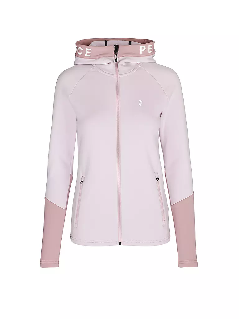 PEAK PERFORMANCE | Damen Unterziehjacke Rider Hoodie | rosa