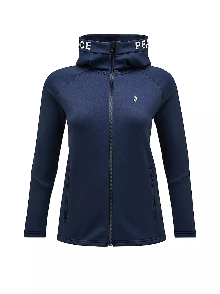 PEAK PERFORMANCE | Damen Unterziehjacke Rider Hoodie | dunkelblau