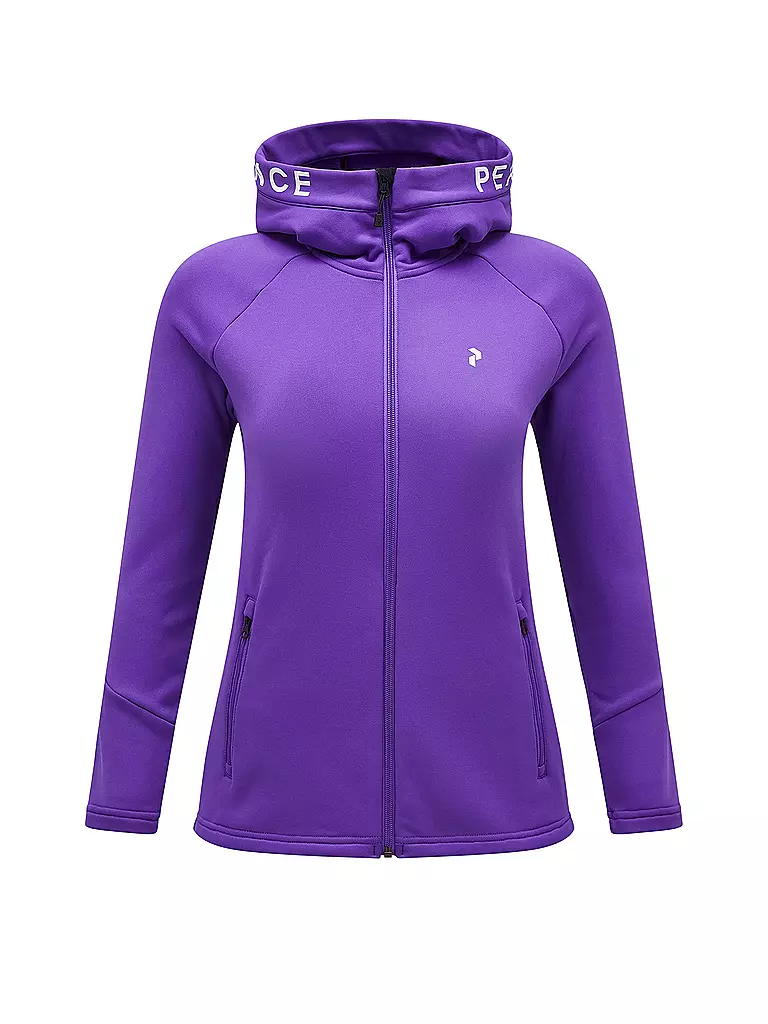 PEAK PERFORMANCE | Damen Unterziehjacke Rider Hoodie | lila