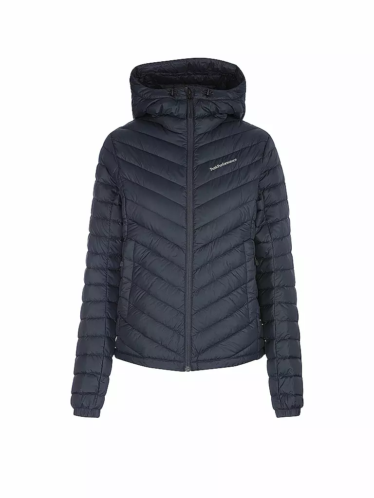 PEAK PERFORMANCE | Damen Winterjacke Frost Down Hoodie | blau