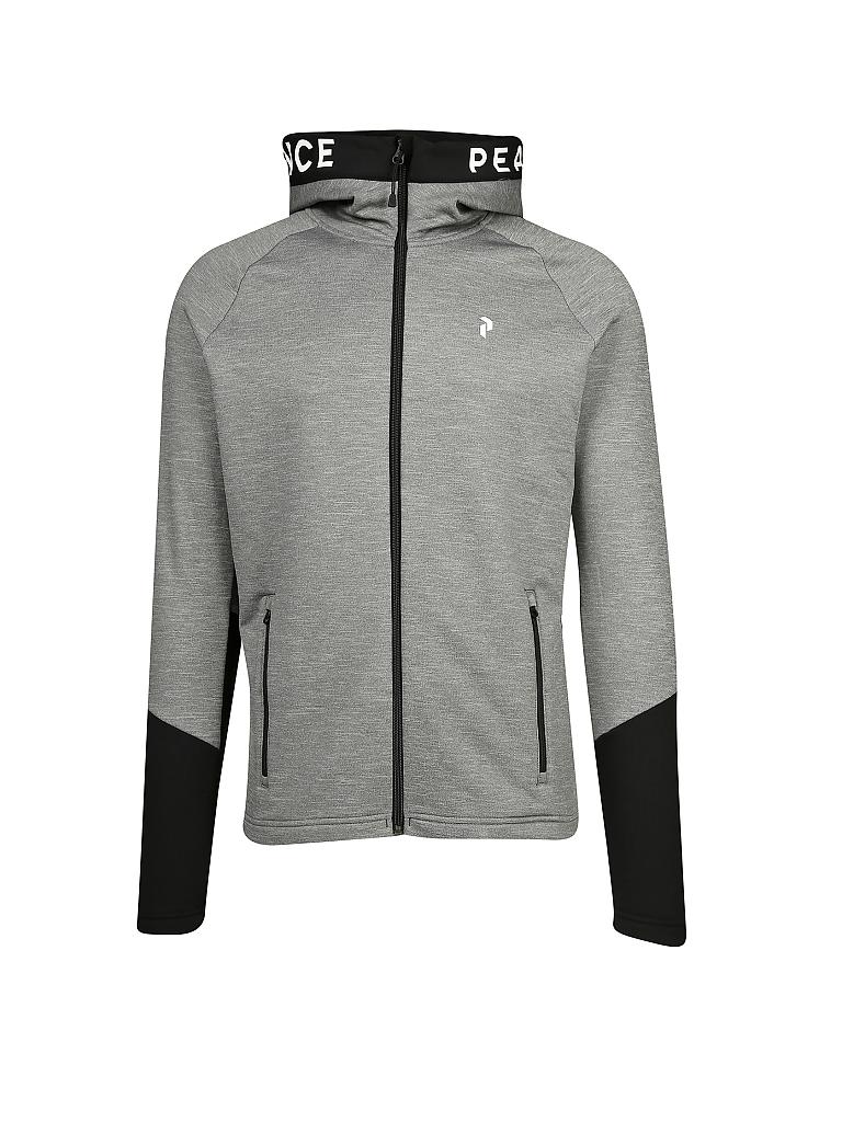 PEAK PERFORMANCE | Herren Sweatjacke Rider Melange | grau