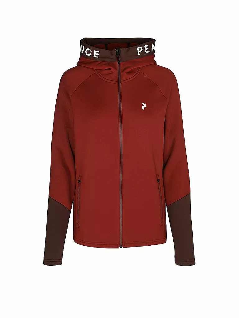 PEAK PERFORMANCE | Herren Unterziehjacke Rider Hoodie | rot