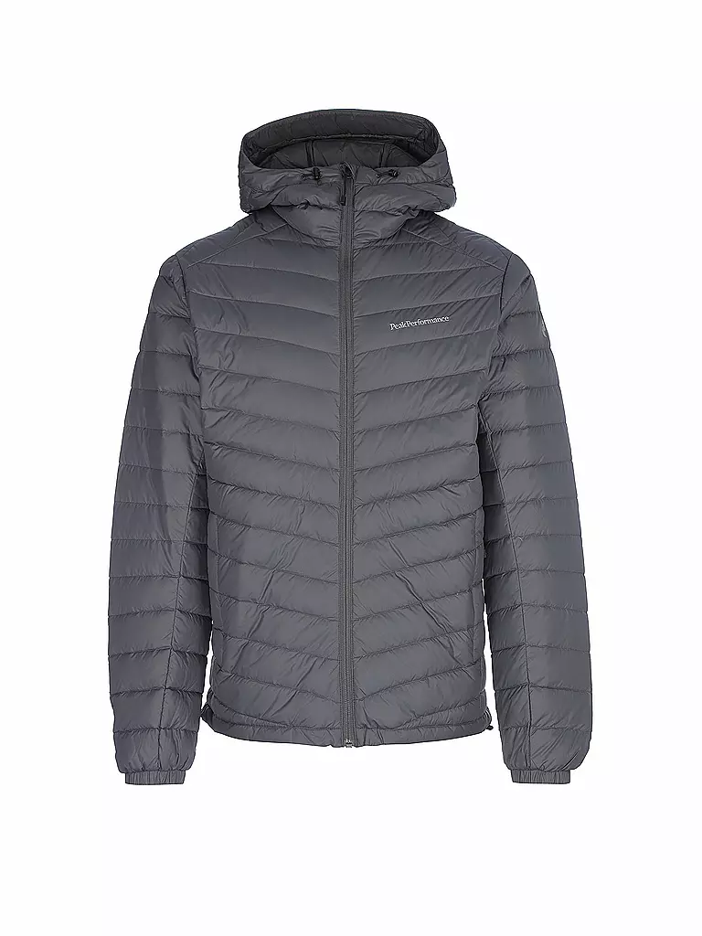 PEAK PERFORMANCE | Herren Winterjacke Frost Down Hoodie | grau