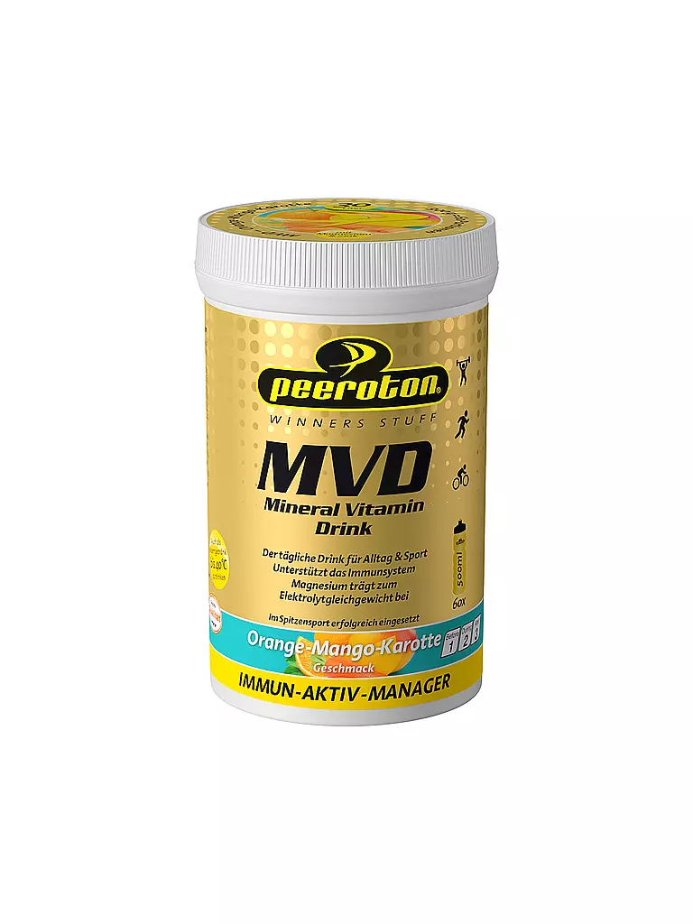 PEEROTON | Getränkepulver MVD - Mineral Vitamin Drink 300g Orange-Mango-Karotte | bunt