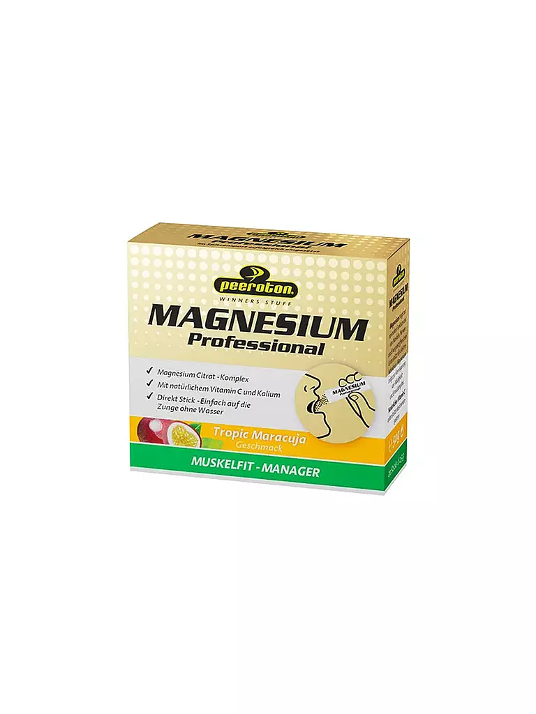 PEEROTON | Magnesium Professional Tropic Maracuja 20 Sticks á 2,5g | bunt
