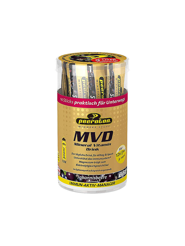 PEEROTON | Mineral Vitamin Drink Sticks Schwarze Johannisbeere 10 x 4,5g | keine Farbe