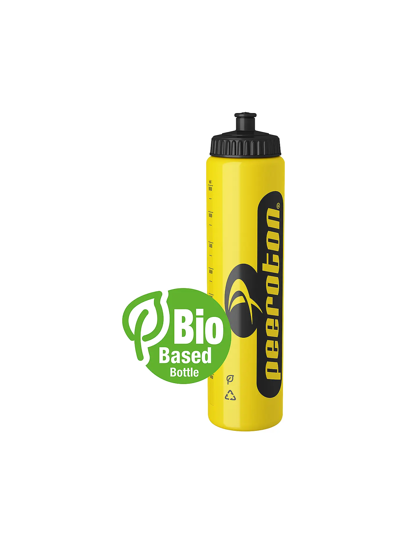 PEEROTON | Profi Trinkflasche Bio Based 1000ml | gelb