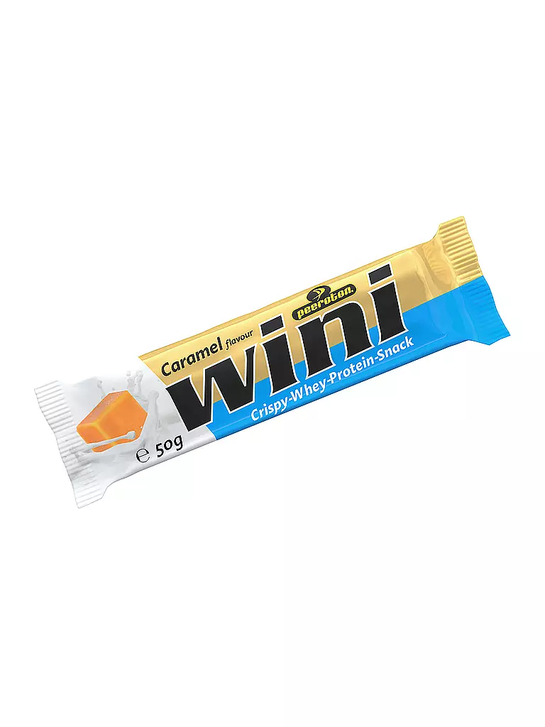 PEEROTON | Proteinriegel WINI Crispy-WHEY Caramel 50g | keine Farbe