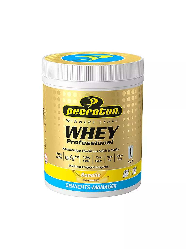 PEEROTON | WHEY Professional myProtein Shake Banane 350g | keine Farbe