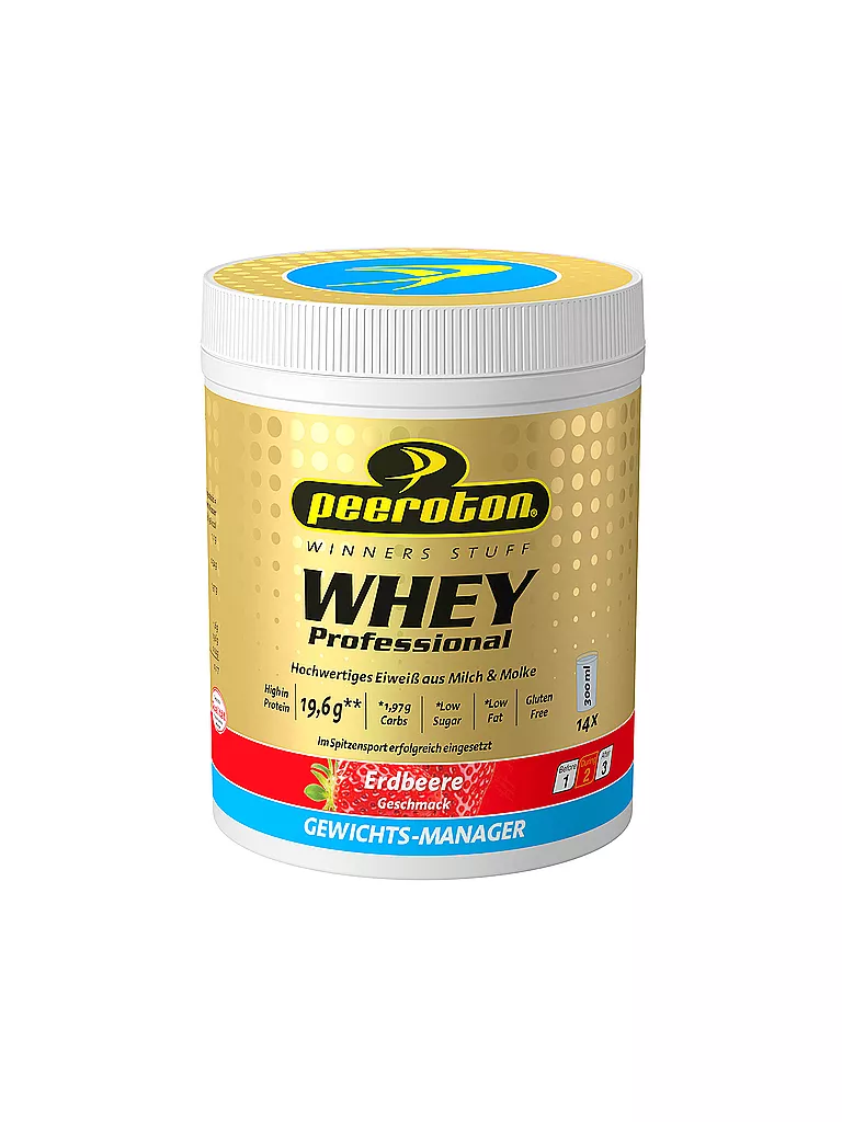 PEEROTON | WHEY Professional myProtein Shake Erdbeere 350g | keine Farbe