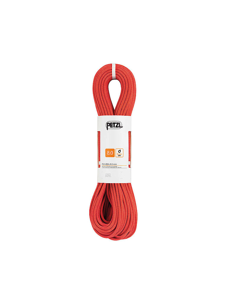 PETZL Halbseil Rumba 8mm 60m rot | 50M