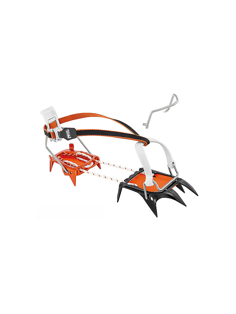 PETZL Steigeisen Leopard Hybrid Leverlock orange