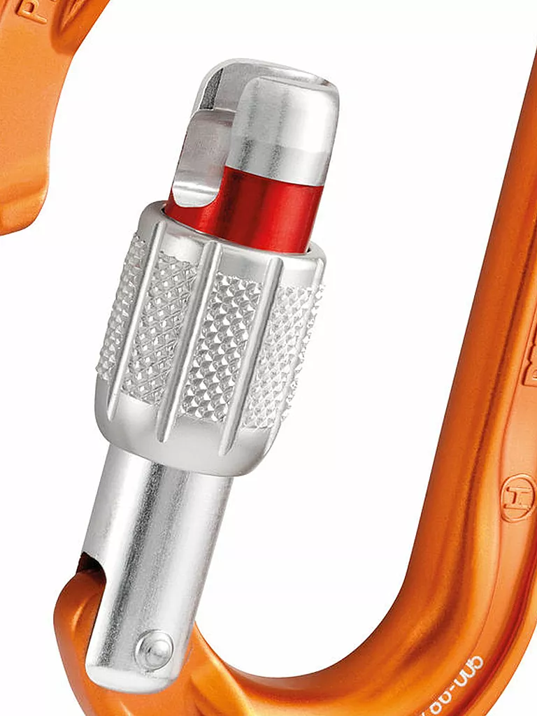 PETZL | Karabiner Attache Screw-Lock | orange