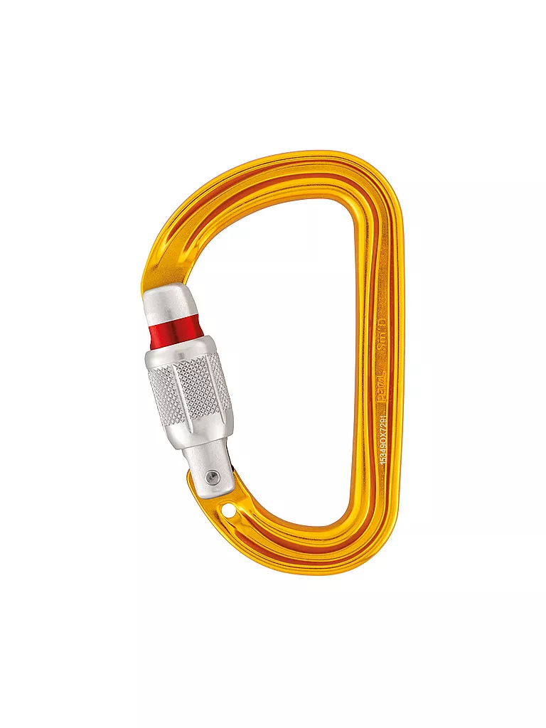 PETZL | Karabiner Sm'D Twist Lock | gelb