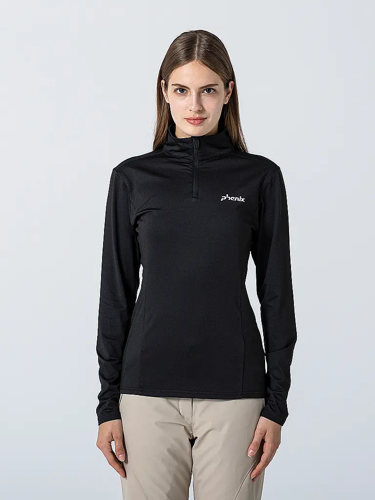 PHENIX | Damen Unterzieh Zipshirt Basic Set In Sleeve 1/2 | 