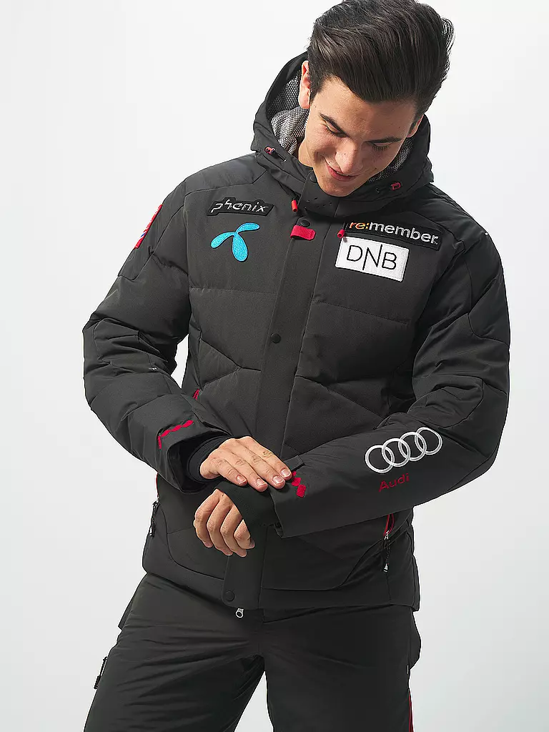 PHENIX | Herren Skijacke Norway Alpine Team Hybrid Down | schwarz