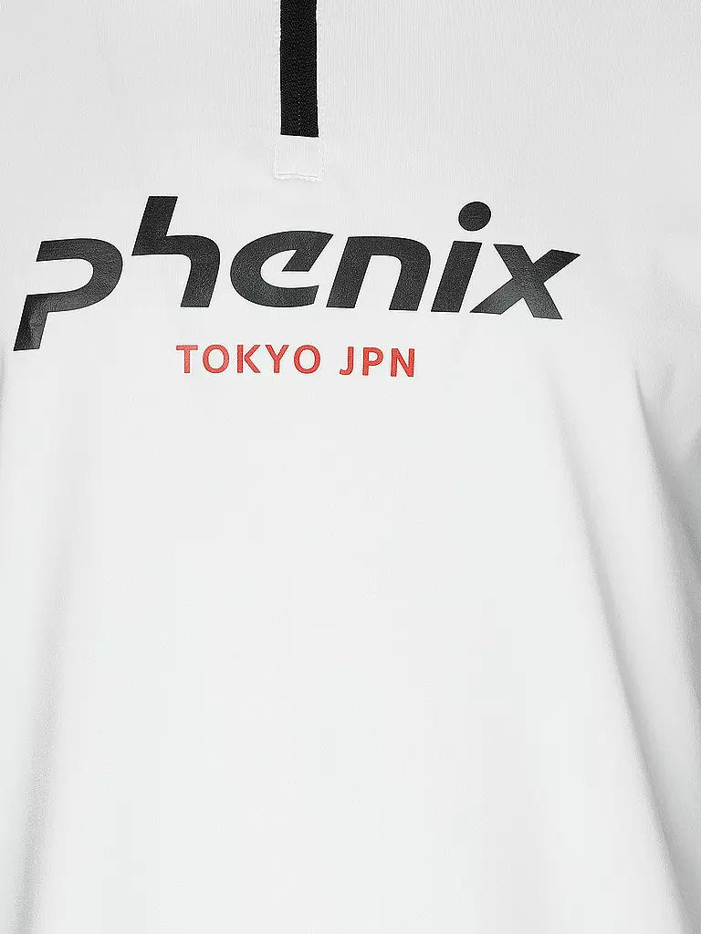PHENIX | Herren Unterzieh Zipshirt  PH Logo Inner | weiss