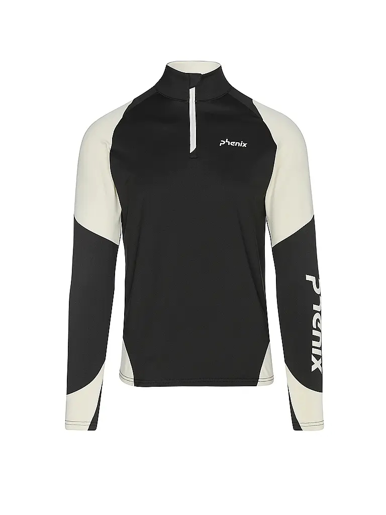 PHENIX | Herren Unterzieh Zipshirt | schwarz