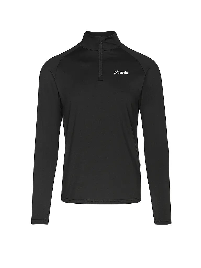 PHENIX | Herren Unterzieh Zipshirt | schwarz
